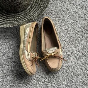 Sperry Top-Sider Angelfish boat shoes with glitter accent size 7